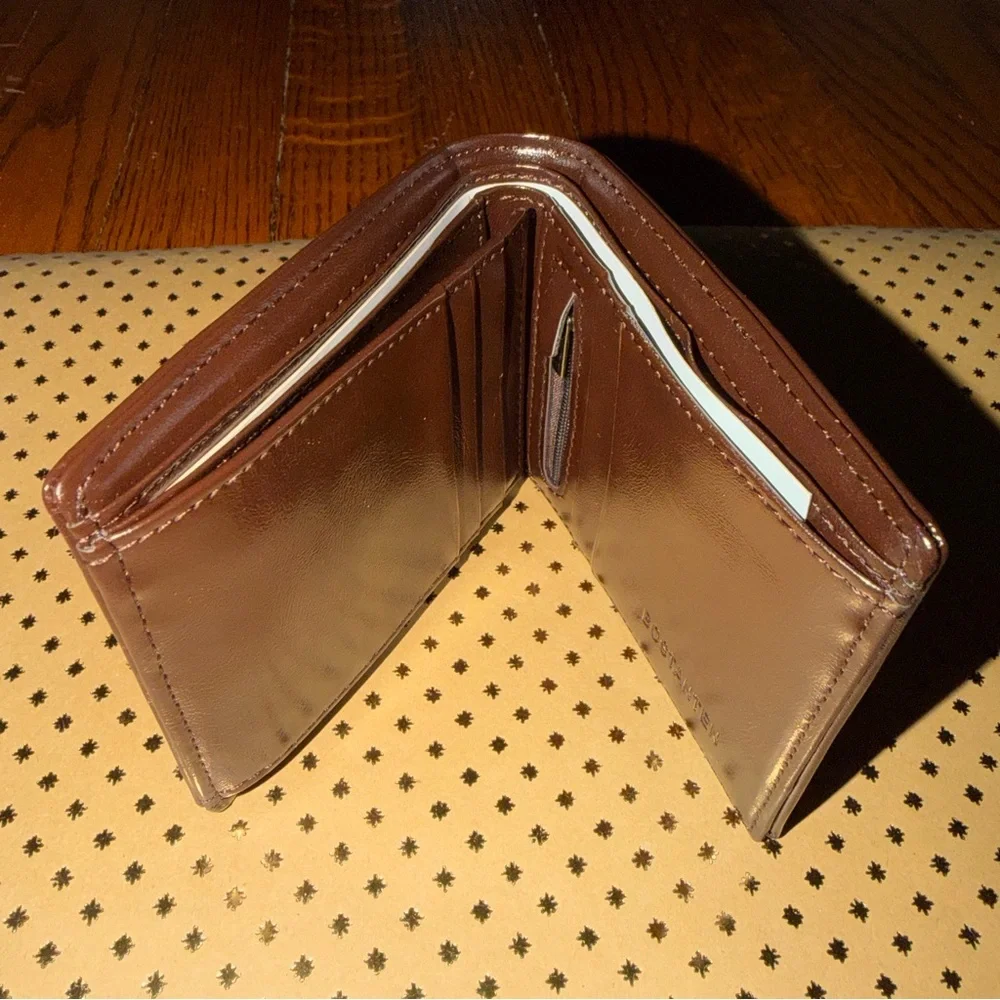 🆕 NEW Men's Genuine Leather Brown Wallet